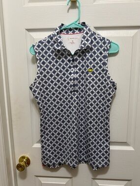 Magnolia Lane Masters Golf Sleeveless Polo Small